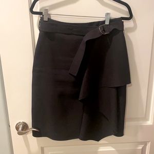Hugo Boss blue work skirt with detachable belt. 6